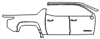 2024 Chevrolet Silverado EV First-Edition RST Door and Rear Fender Kit - PPF