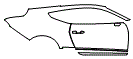 2025 Ford Mustang Door and Rear Fender Kit - PPF