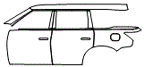 2025 Infiniti QX80 Sensory Door and Rear Fender Kit - PPF