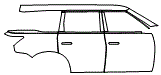 2025 Infiniti QX80 Door and Rear Fender Kit - PPF
