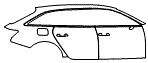 2025 Audi RS6 Door and Rear Fender Kit - PPF