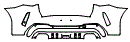 2026 BMW X3 M50  Rear Bumper Kit
