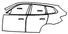 2025 BMW X3 xDrive30 Sport Door and Rear Fender Kit - PPF
