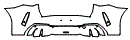2026 BMW X3 30 XDRIVE M SPORT Rear Bumper Kit