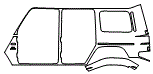 2025 Mercedes Benz G-Class SUV Rear Fender Kit - PPF
