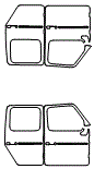 2025 Mercedes Benz G-Class SUV AMG G 63 Door Kit - PPF