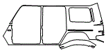 2026 MERCEDES BENZ G-CLASS SUV 550 AMG LINE Rear Fender Kit