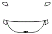 2025 Kia K4  EX Hood, Fender and Mirror Kit