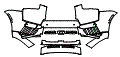 2025 Rolls Royce Cullinan Series II Base Bumper Kit - PPF