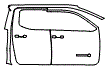 2025 Toyota Tacoma Door and A-Pillar Kit - PPF