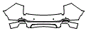 2026 ACURA RDX PLATINUM ELITE A-SPEC  Rear Bumper Kit