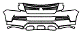 2025 Nissan Armada SL Bumper Kit - PPF