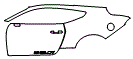 2024 Ford Mustang  Shelby Super Snake Door and Rear Fender Kit - PPF