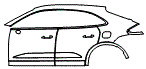 2024 Porsche Macan Electric Turbo Door and Rear Fender Kit - PPF