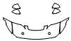 2024 Ford Mustang  Fastback Shelby Super Snake  Hood, Fender and Mirror Kit