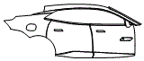 2025 Lotus Emeya Base Door and Rear Fender Kit - PPF