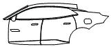 2025 Lotus Emeya Door and Rear Fender Kit - PPF