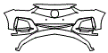 2025 Acura MDX Bumper Kit - PPF