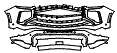 2025 Chevrolet Suburban Bumper Kit - PPF