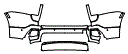 2025 Rolls Royce Cullinan Series II Rear Bumper Kit - PPF