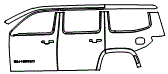 2023 Jeep Wagoneer Door and Rear Fender Kit - PPF