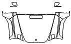 2025 Mercedes Benz G-Class SUV 550 Full Hood, Fender and Mirror Kit - PPF