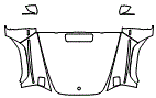2025 Mercedes Benz G-Class SUV 550 Base Full Hood, Fender and Mirror Kit - PPF