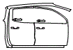 2026 GMC CANYON AT4  Rear Fender and Door Kit