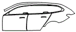2025 BMW 5 Series M5 Touring Door and Rear Fender Kit - PPF