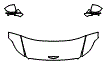 2025 Genesis G80 2.5T AWD Hood, Fender and Mirror Kit - PPF