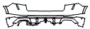 2025 Audi RS Q8 Rear Bumper Kit - PPF