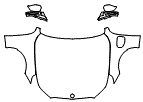2025 BMW 5 Series  Sedan Full Hood, Fender and Mirror Kit - PPF