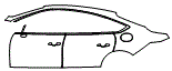 2025 Genesis G80 Door and Rear Fender Kit - PPF