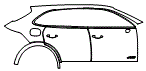 2022 Porsche Cayenne Door and Rear Fender Kit - PPF