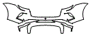 2026 PORSCHE TAYCAN SPORTS SEDAN TURBO S Rear Bumper Kit