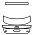 2025 AUDI A5 (NEW GENERATION) BASE  Trunk Lid Kit