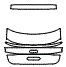 2025 AUDI S5 (NEW GENERATION) BASE  Trunk Lid Kit