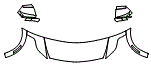 2025 Cadillac Escalade IQ Hood, Fender and Mirror Kit - PPF