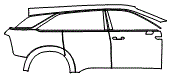 2025 Cadillac Escalade IQ Door and Rear Fender Kit - PPF