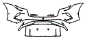 2025 Porsche Taycan Rear Bumper Kit - PPF