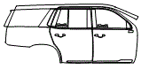 2025 Cadillac Escalade Door and Rear Fender Kit - PPF