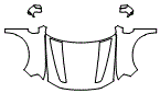 2025 Ford Maverick Full Hood, Fender and Mirror Kit - PPF