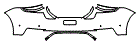 2025 Porsche Panamera Rear Bumper Kit - PPF