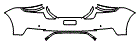 2026 PORSCHE PANAMERA SPORT SEDAN TURBO E-HYBRID Rear Bumper Kit