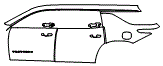 2024 Chevrolet Traverse Z71 Door and Rear Fender Kit - PPF