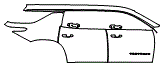 2024 Chevrolet Traverse Door and Rear Fender Kit - PPF