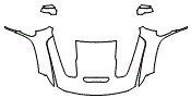 2025 RAM 1500 Full Hood, Fender and Mirror Kit - PPF