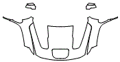 2025 RAM 1500 Full Hood, Fender and Mirror Kit - PPF