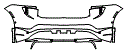 2026 PORSCHE MACAN ELECTRIC TURBO  Rear Bumper Kit