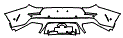 2026 LAND ROVER RANGE ROVER SPORT SV BLACK  Rear Bumper Kit